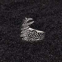 925 Sterling Silver Viking Ring - Les Pattes de l'Ours