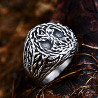 Yggdrasil tree of life Viking ring