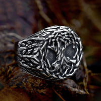 Yggdrasil tree of life Viking ring