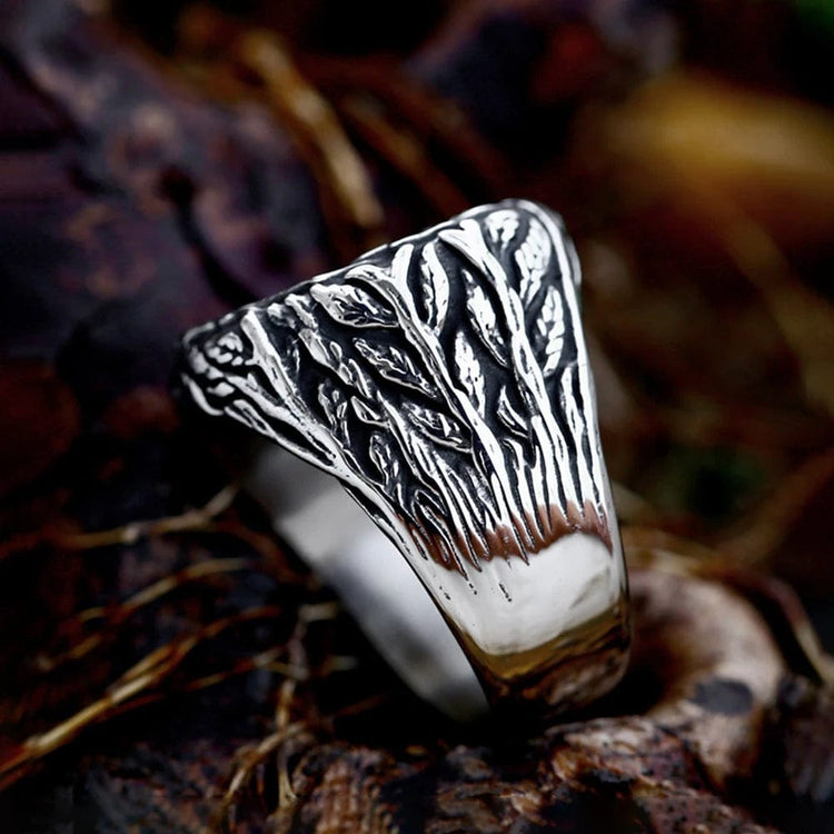 Yggdrasil tree of life Viking ring