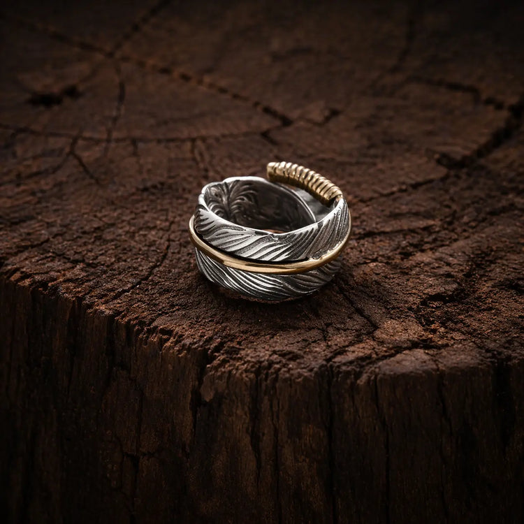 Viking ring - The Wings of Huginn and Muninn