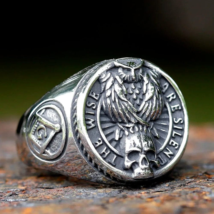 Viking ring \"On triomphe toujours\" (We always triumph)