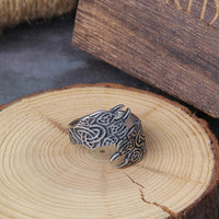 Bague Viking  \"Puissance de l'ours\"