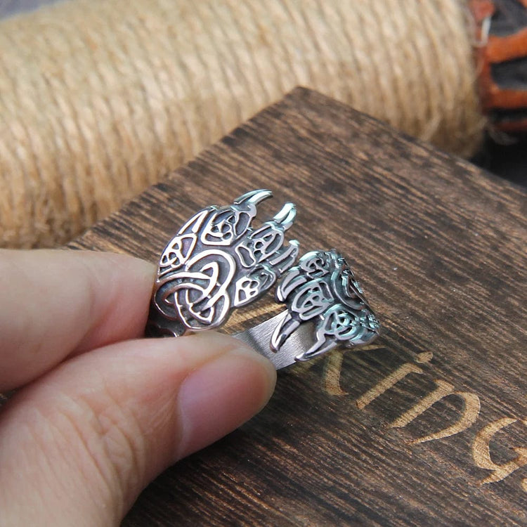 Bague Viking  "Puissance de l'ours"