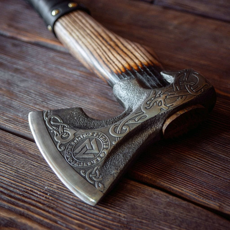 Viking Warrior Axe - "Foudre d'Odin" (Odin's Lightning)
