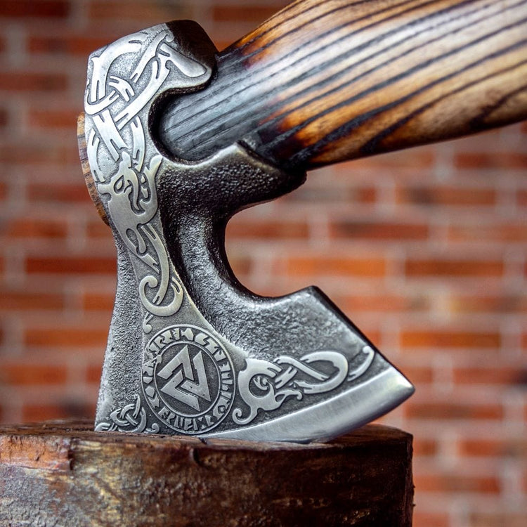 Viking Warrior Axe - \"Foudre d'Odin\" (Odin's Lightning)