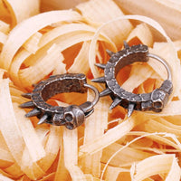 Viking skull earrings