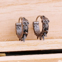 Viking skull earrings