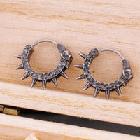 Viking skull earrings