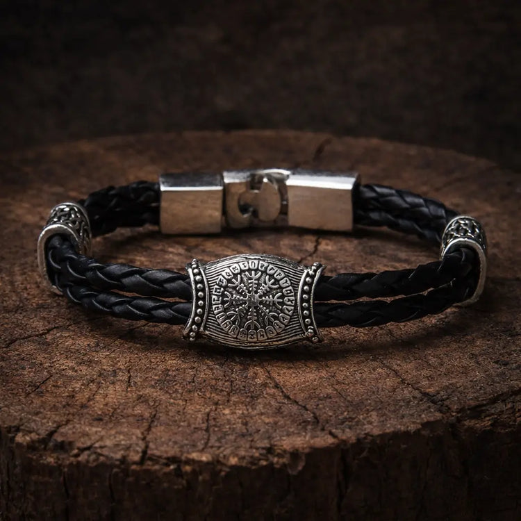 Runic Vegvisir Compass Bracelet