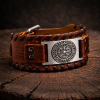 Viking Leather Bracelet