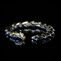 Snake Bracelet \"Wrath of Jörmungand\" - Gold / Silver