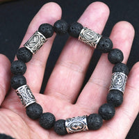 Runic Bead Bracelet - Essence of Burning Earth