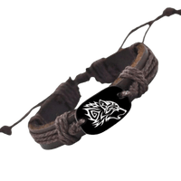 Freedom of the wolf bracelet