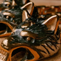 Giant Golden Wolf Bracelet - Fenrir