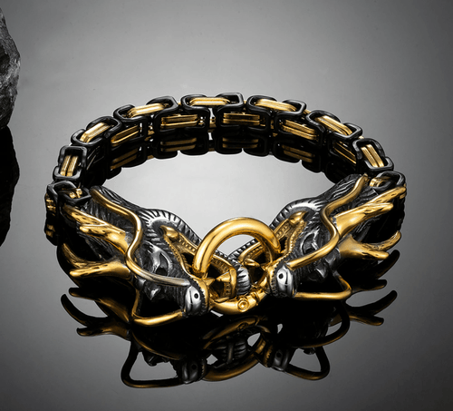 Bracelet Bracelet Viking - Chaîne d'Ouroboros - Odins Hall