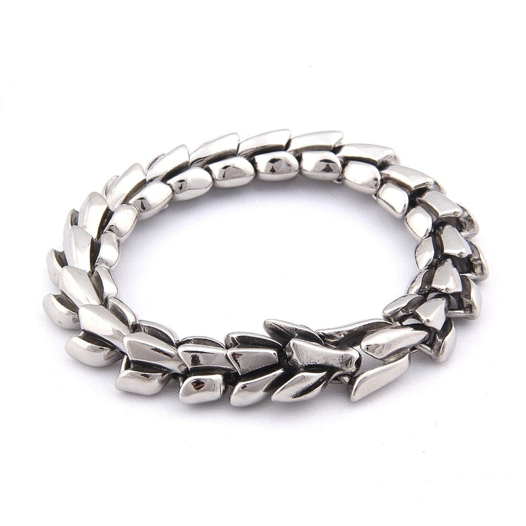 Viking Bracelet in 925 Sterling Silver - Le Splendide Ouroboros