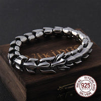 Viking Bracelet in 925 Sterling Silver - Le Splendide Ouroboros