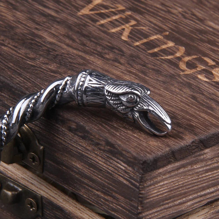 Hugin et Munin Viking bracelet