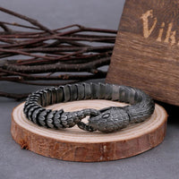 Viking bracelet \"The great Jörmungand\" - Ouroboros