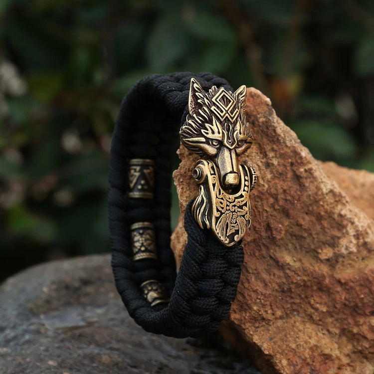 Fearsome Fenrir viking bracelet