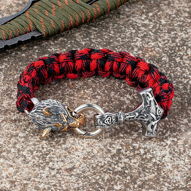 Tree of Life Braided Adjustable Cord Bracelet - Norse Spirit