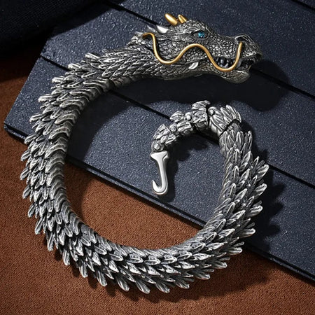 Viking Dragon Head Bracelet
