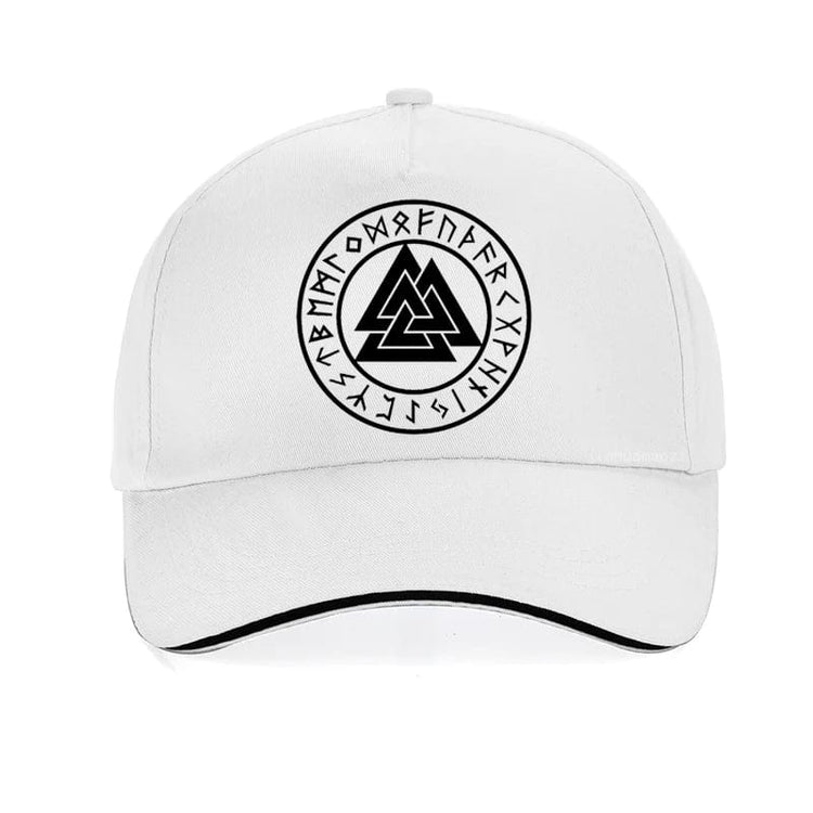 Viking cap valknut