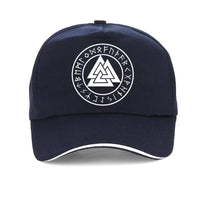 Viking cap valknut