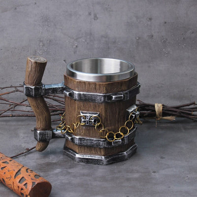 Viking mug "Chope de l'Arbre Yggdrasil" (Yggdrasil Tree Mug)