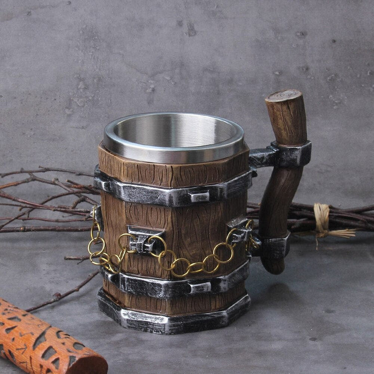 Viking mug \"Chope de l'Arbre Yggdrasil\" (Yggdrasil Tree Mug)