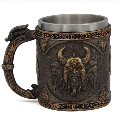 Tankard of Odin's Eyes" Viking mug