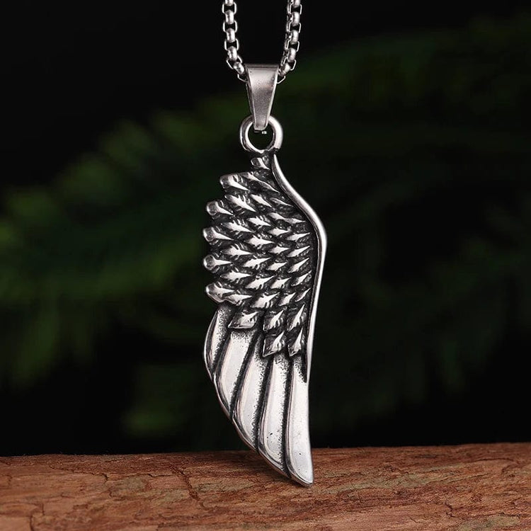 Create your destiny\" freedom wing necklace