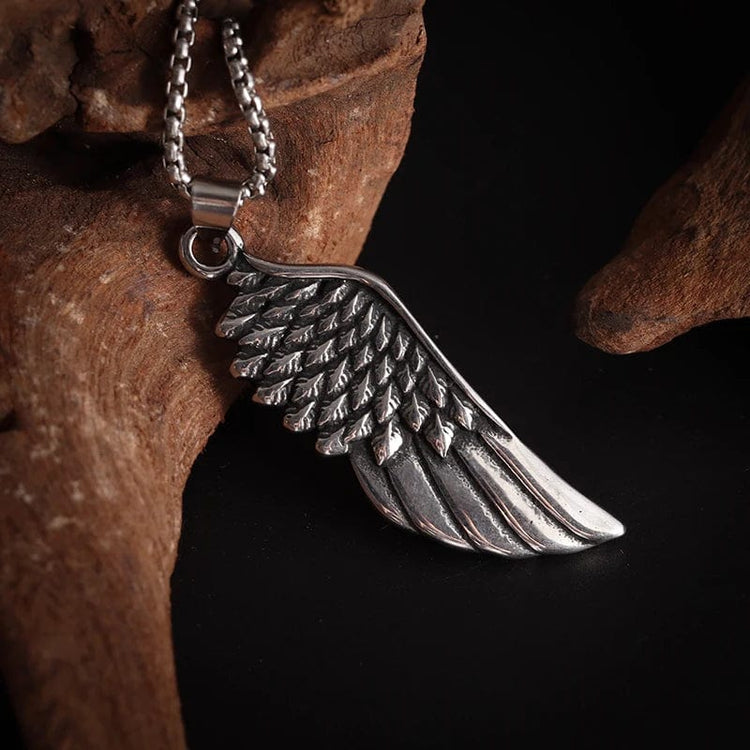 Create your destiny\" freedom wing necklace