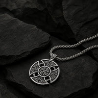 Viking Shield Necklace | Stainless Steel