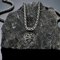 Nordic iris flower necklace