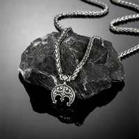 Nordic iris flower necklace