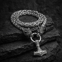 Mjolnir Necklace - Protection of the Wolves