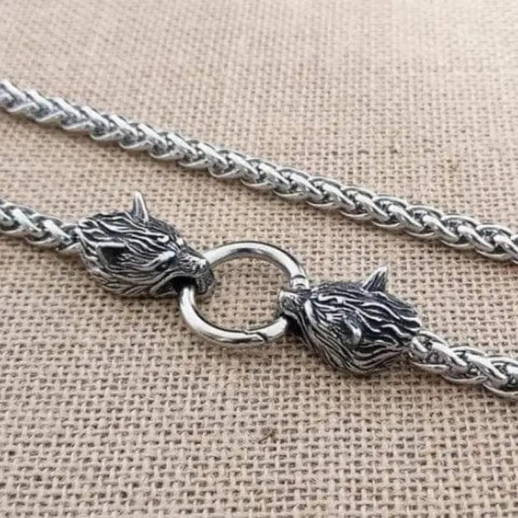 Mjolnir Necklace - Wolf Protection
