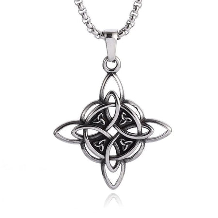 Eternal Life" necklace Celtic trinity knot