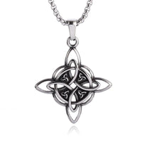 Eternal Life\" necklace Celtic trinity knot