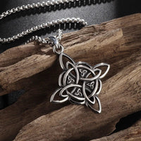 Eternal Life\" necklace Celtic trinity knot