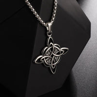 Eternal Life\" necklace Celtic trinity knot