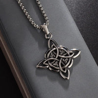 Eternal Life\" necklace Celtic trinity knot