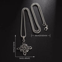 Eternal Life\" necklace Celtic trinity knot