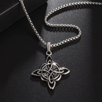 Eternal Life\" necklace Celtic trinity knot