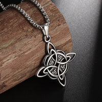 Eternal Life\" necklace Celtic trinity knot