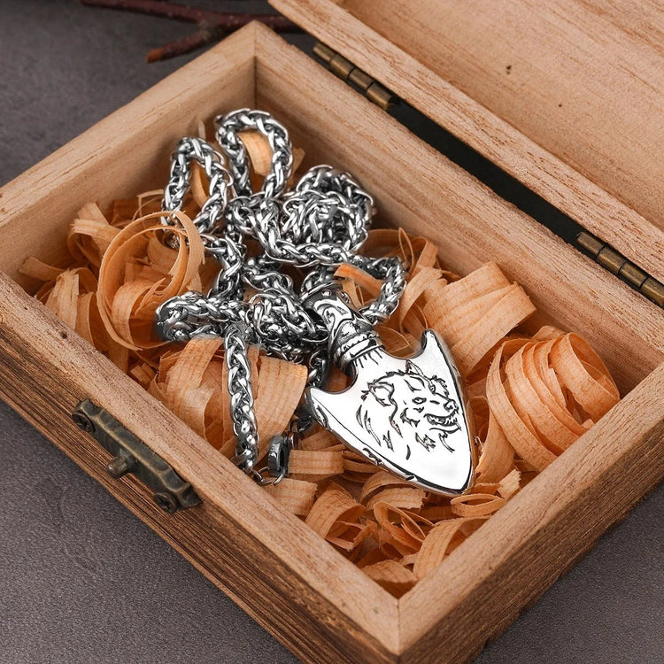 Fenrir spearhead necklace