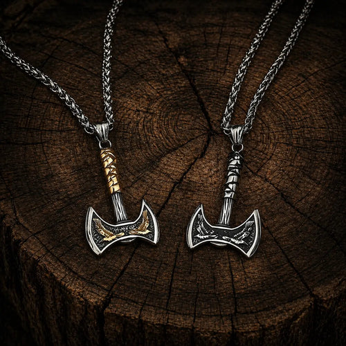 Collier nordique Collier Viking "Amulette de l'Écho d'Odin" - Odins Hall