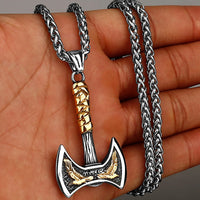 Viking necklace \"Amulet of Odin's Echo